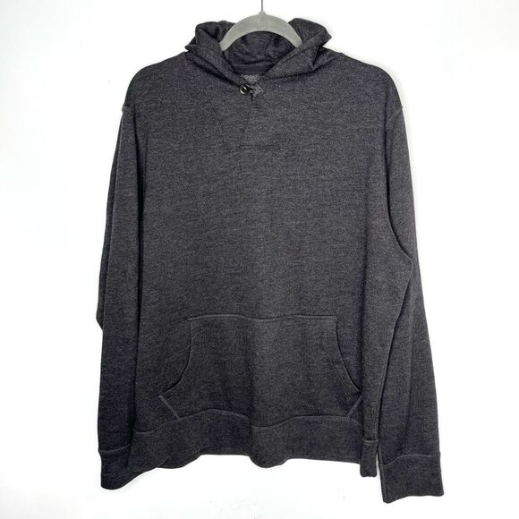 J. Crew Vintage Fleece Cowl Shawl Neck Sweatshirt Gray Pullover Men’s Size XL - Picture 1 of 7